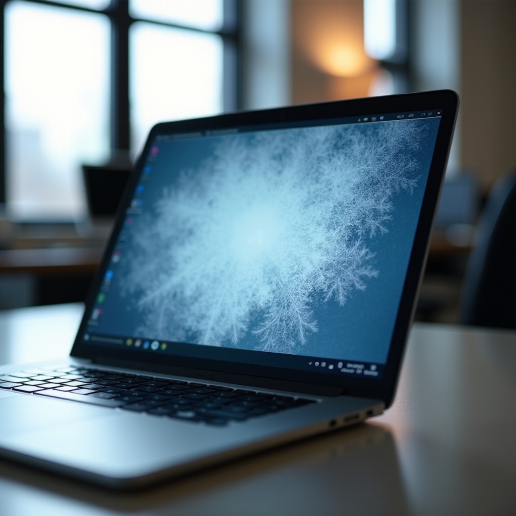 laptop bildschirm eingefroren