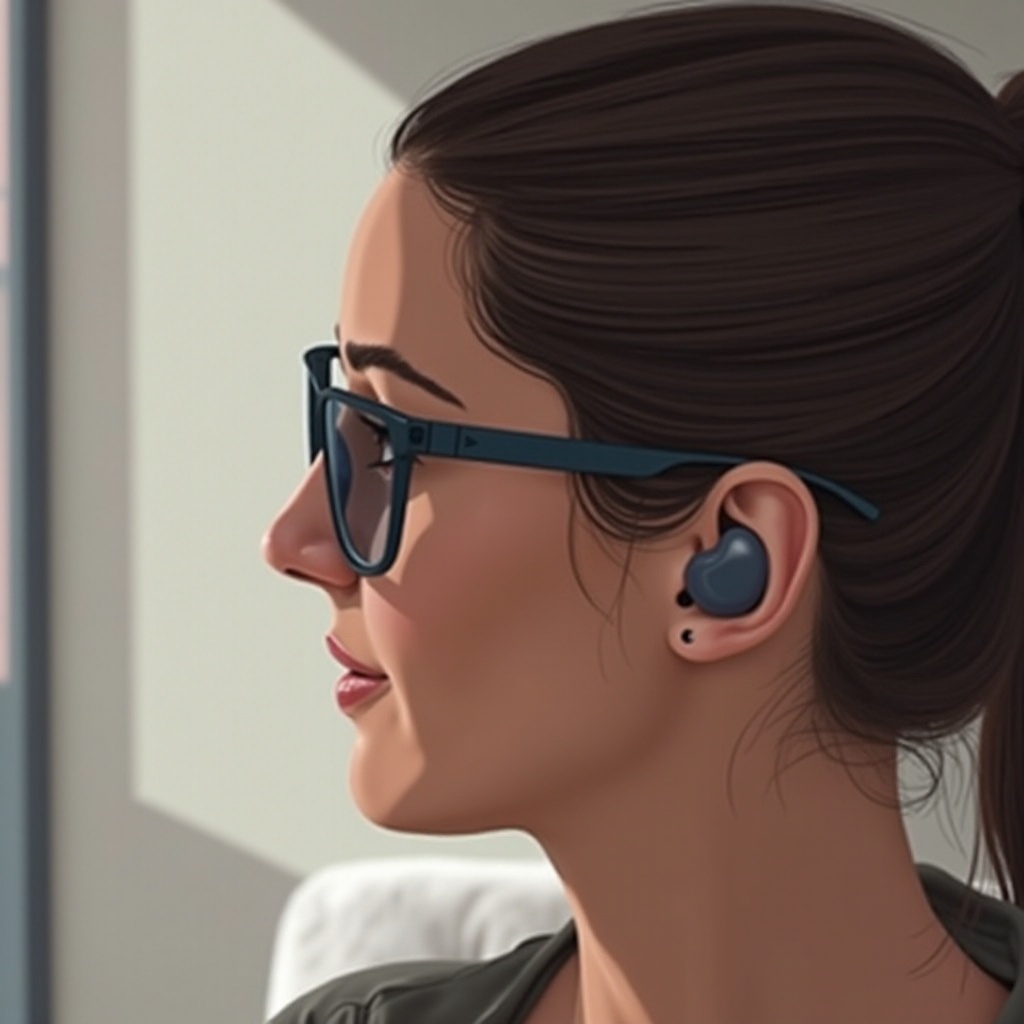 knochenschall-kopfhörer brillenträger